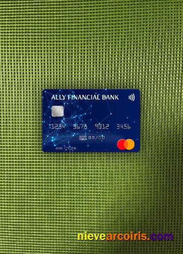 USA Ally Financial Bank mastercard photolook
